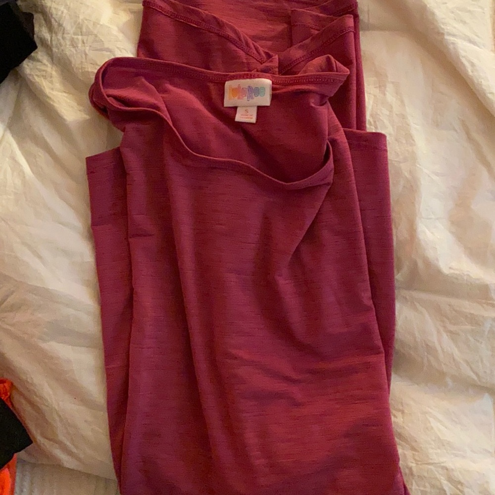 LuLaRoe Short Sleeve Top - Pink/Purple